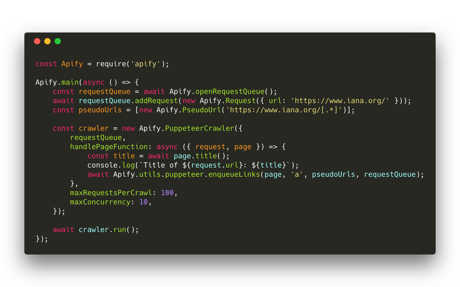 Apify Web Scraper