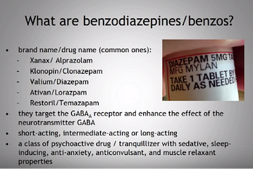 Benzo Taper Chart