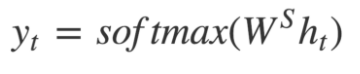 Encoder-Decoder Sequence to Sequence : Softmax