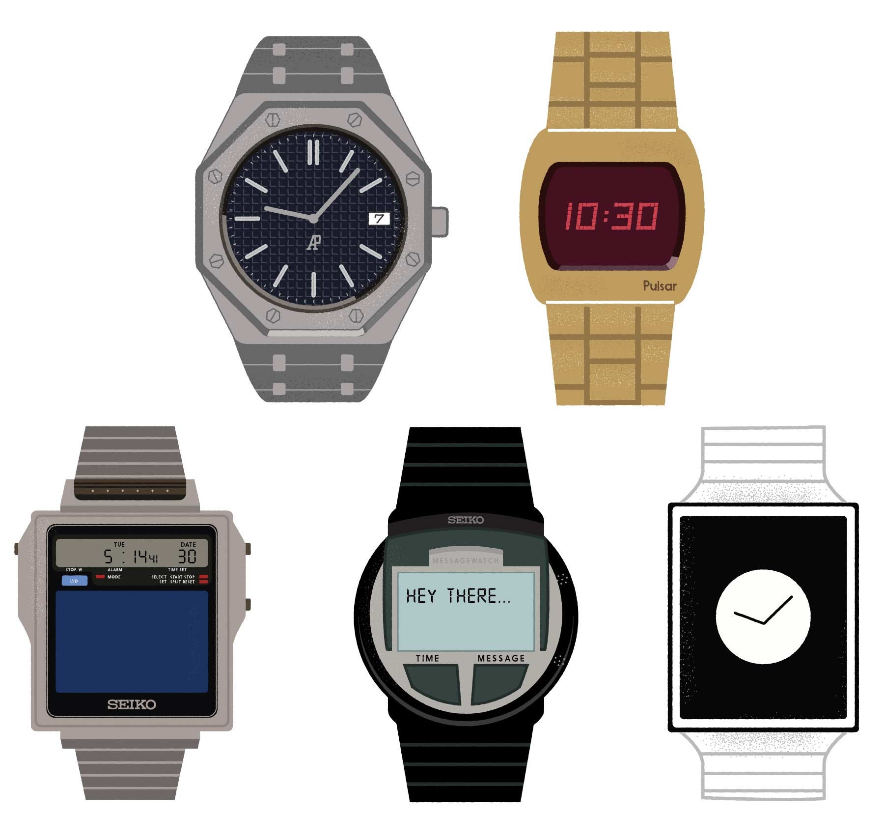 digital watch history
