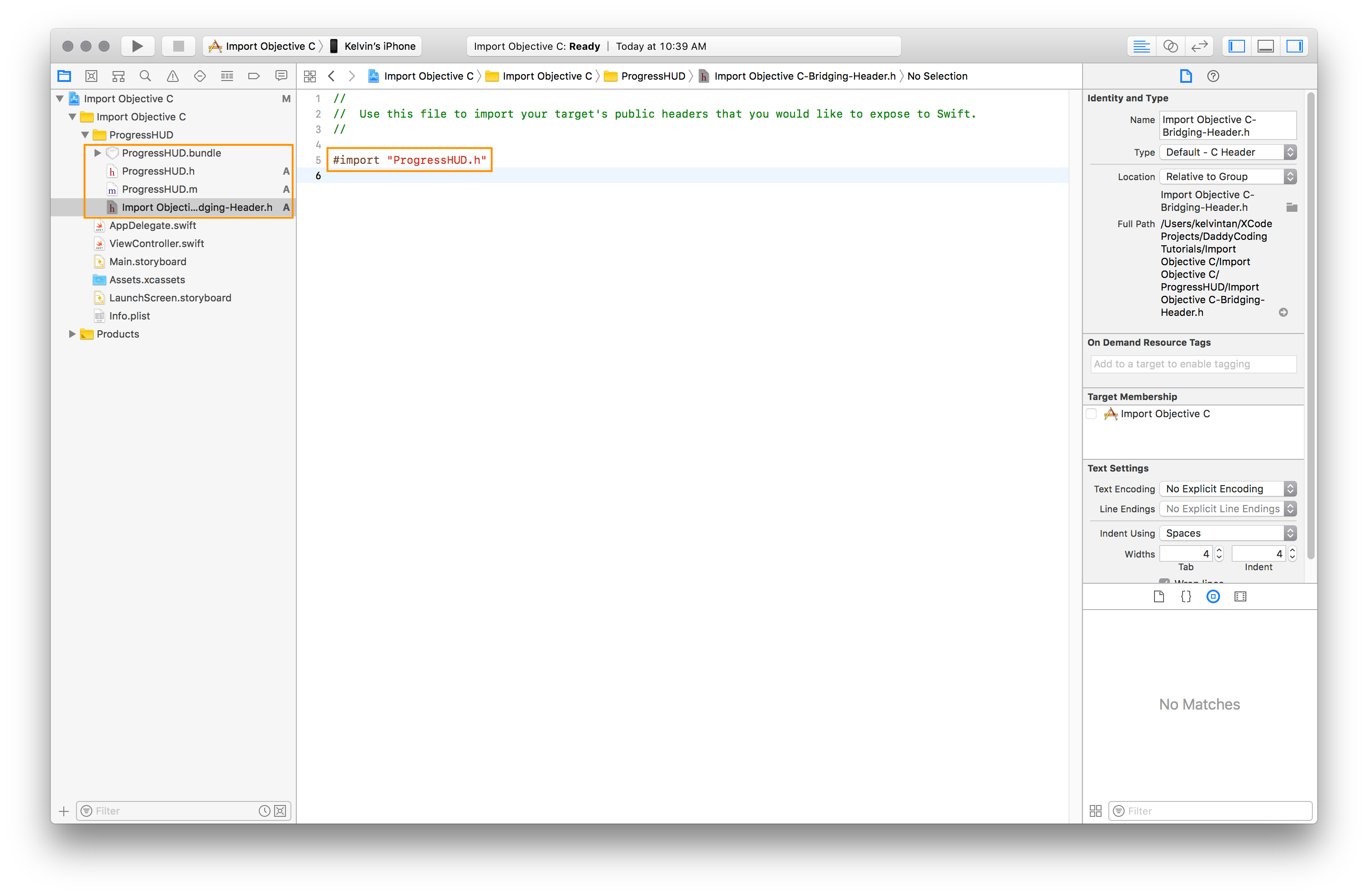 Tips Importing Objective C Library Into Swift By Kelvin Tan
