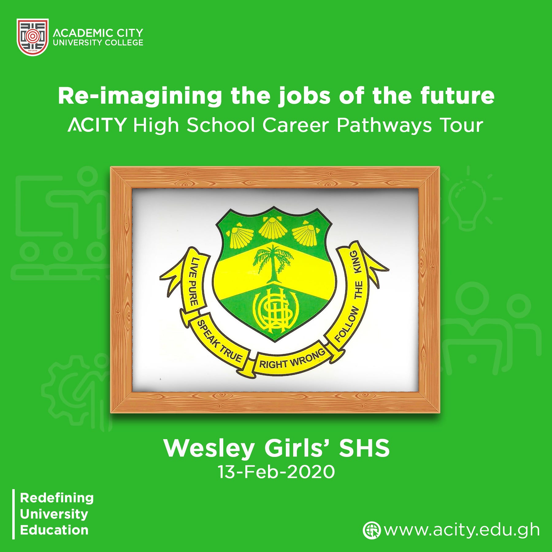 Acity career tour begins at akosombo international school by academic