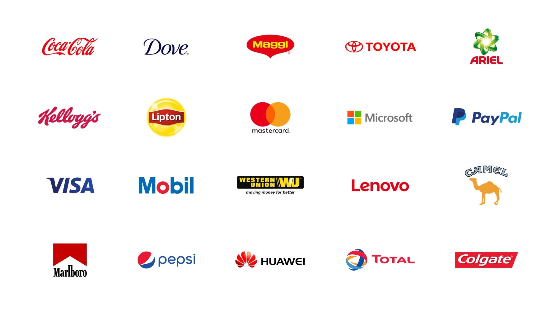 Is there a consumer brand that is sold in every country in the world