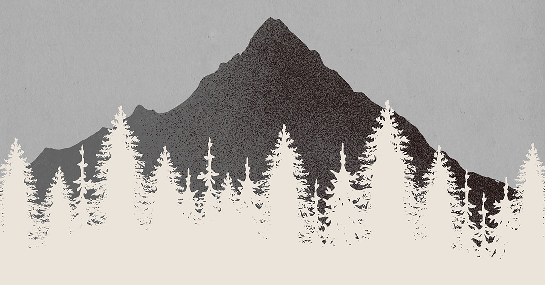 Book cover illustration of the Owl Mountains from the Scribe Books edition of Plunder: A Memoir of Family Property and Nazi Treasure by Menachem Kaiser