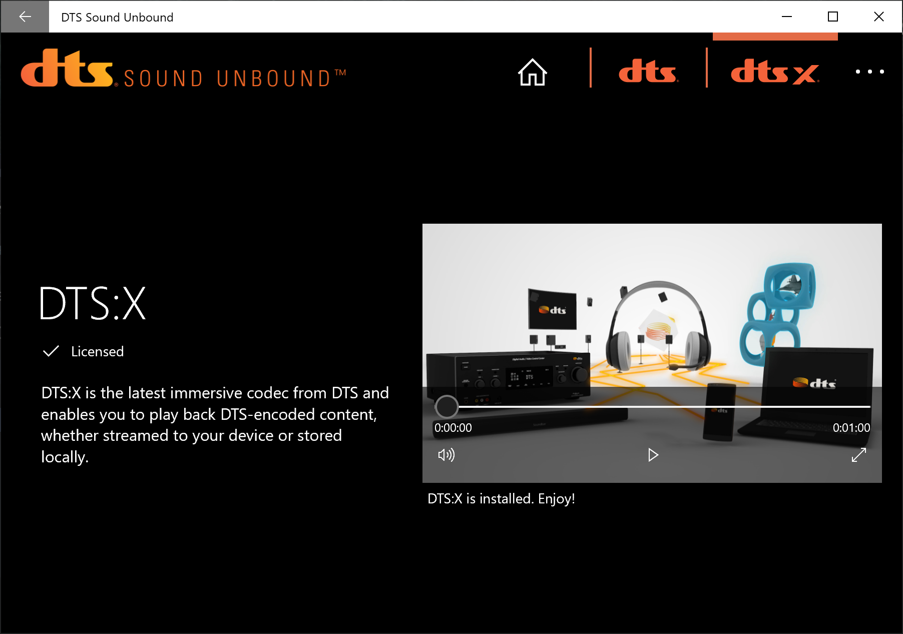 dts unbound xbox one