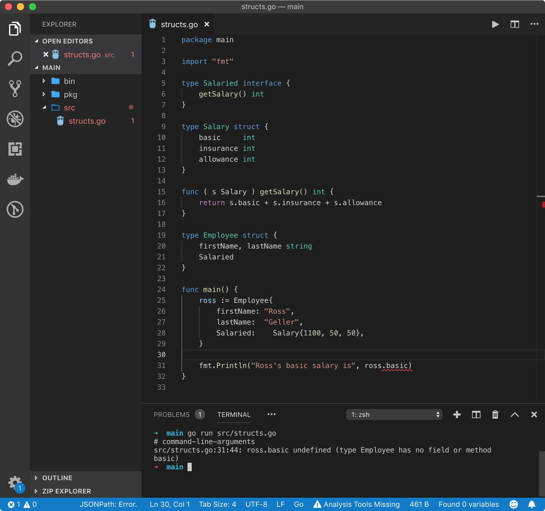 Structures in Go (structs). Unlike traditional Object Oriented… by