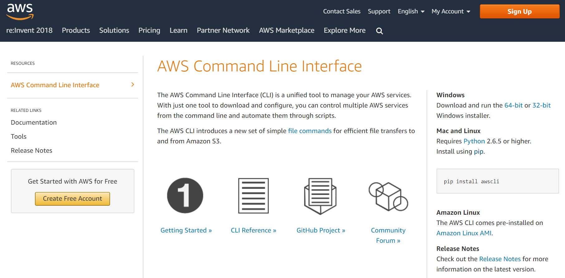 Accessing aws services using command line interface on windows by 