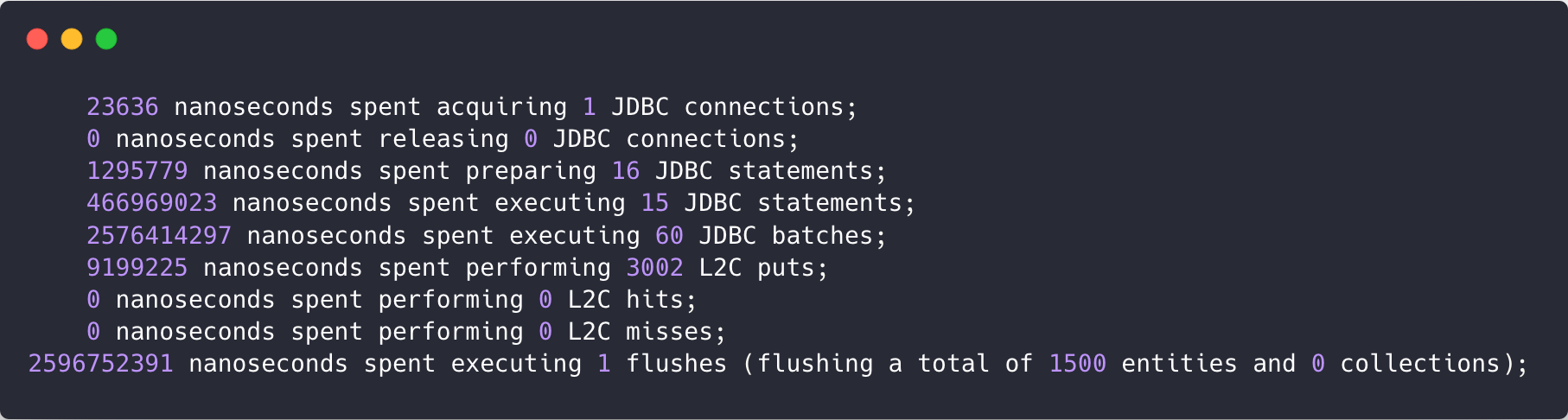 Optimization of SQL inserts into RDBMS 