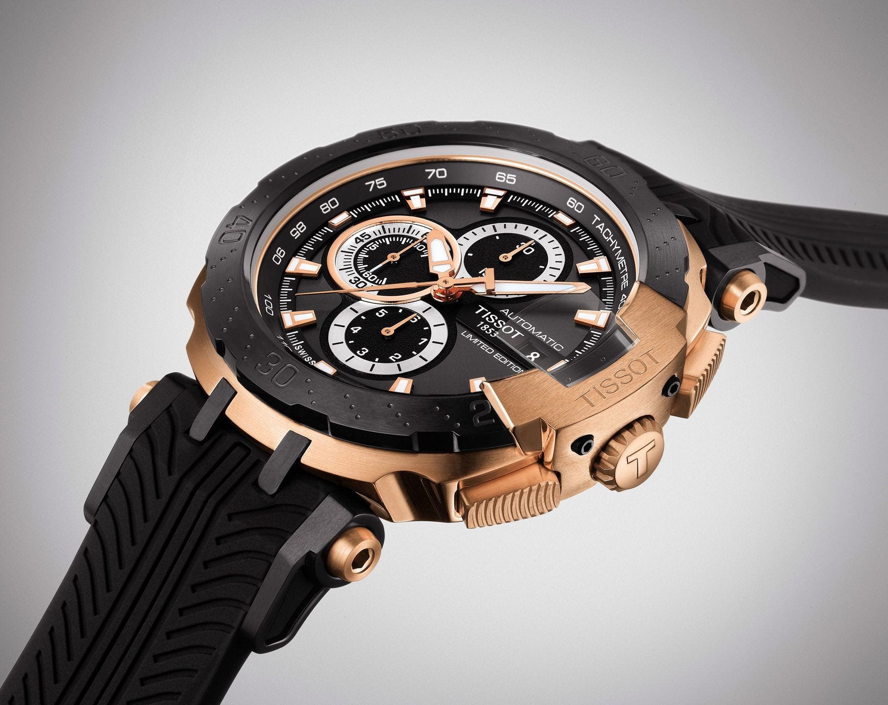 tissot quadrato chrono valjoux