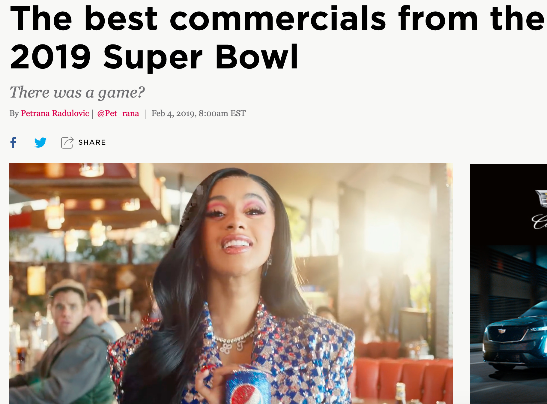 More Than Ok Pepsi Super Bowl Commercial 2019 By Xiaotong Liu Marketing In The Age Of Digital Medium