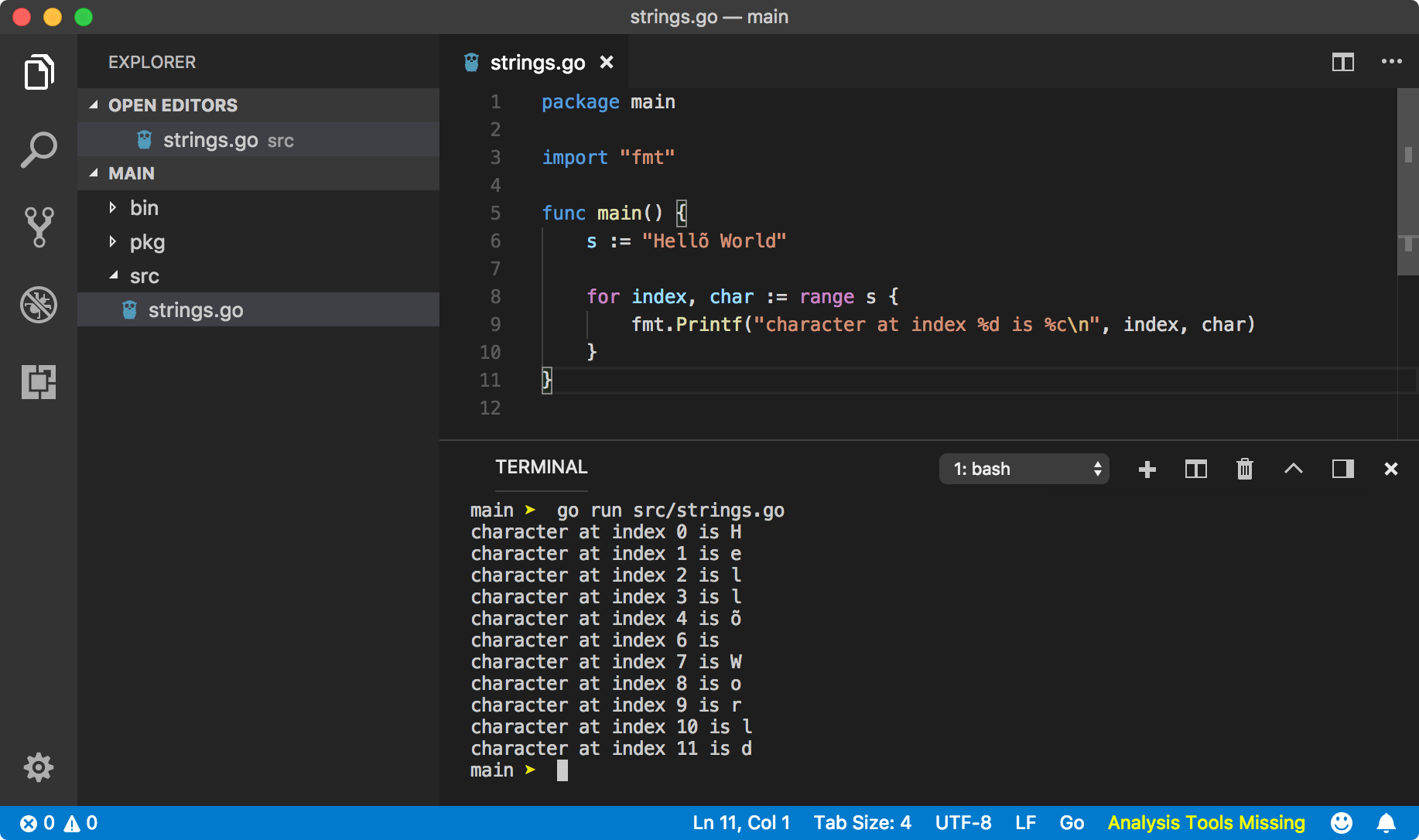 String Data Type in Go. Strings in Go deserve special attention… by