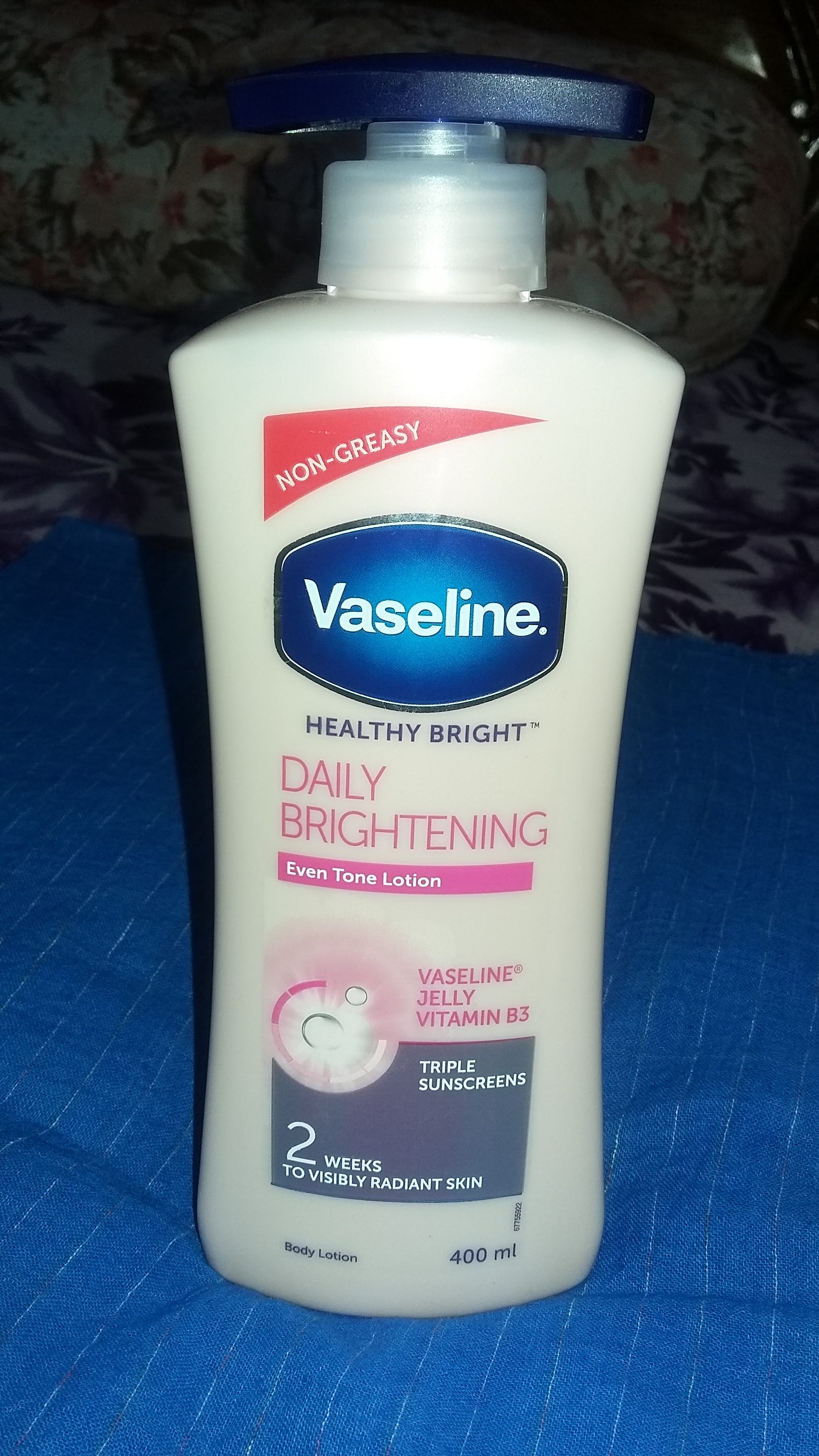 vaseline healthy bright body lotion