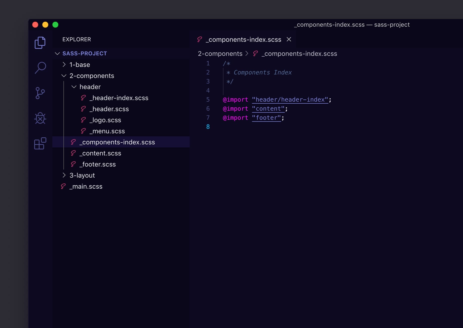 How I organize Sass projects - Prototypr