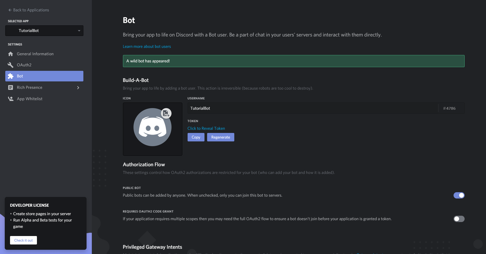 Adding Discord Bot To Server