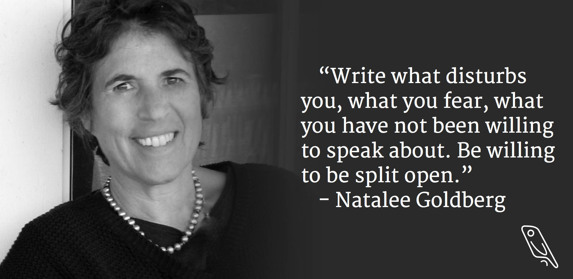 author writing quotes