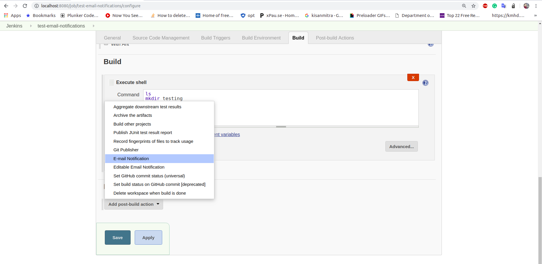 Get EmailNotification for Jenkins build failure and success by Arun Kumar Medium