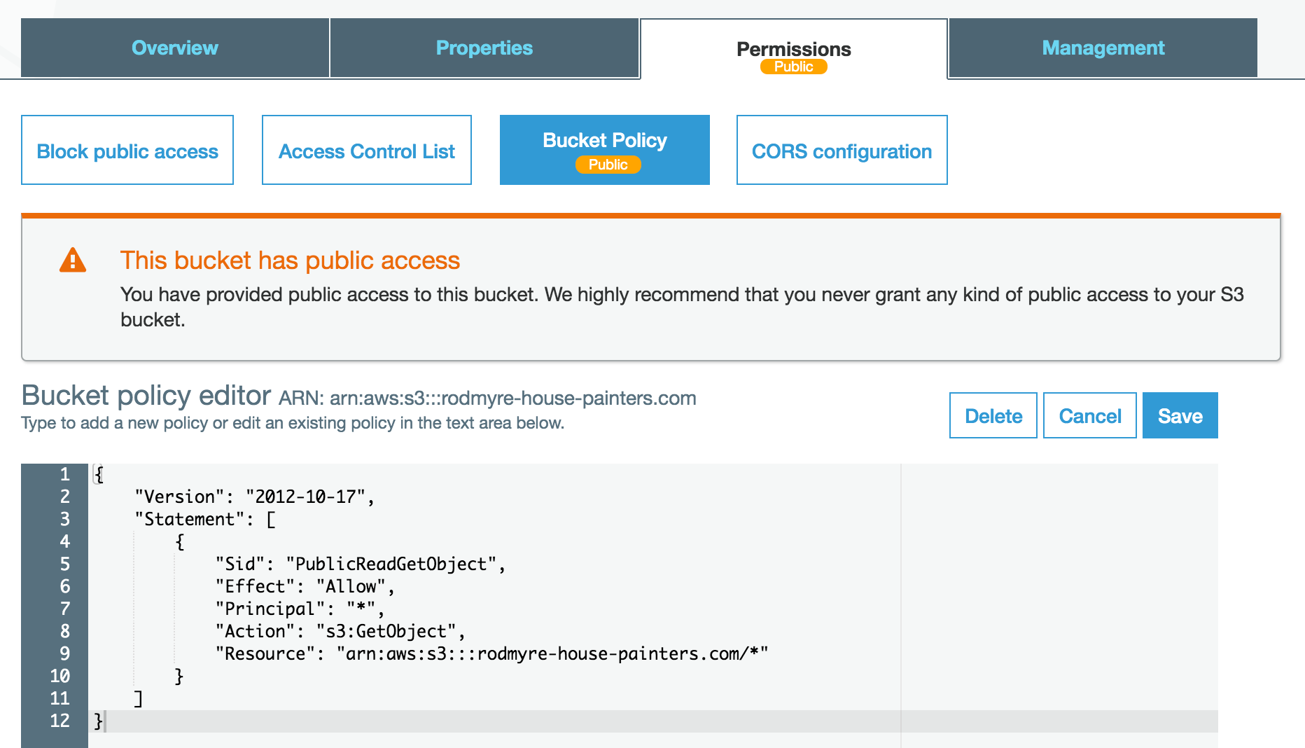 How to never have a public S3 bucket - Cloud Security - Medium