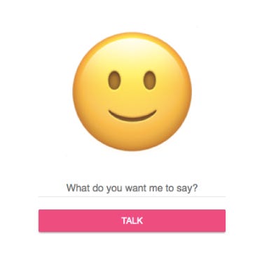 Build A Talking Emoji With React Have You Seen This Excellent Article By By Razwan Rashidi Isian Medium Build A Talking Emoji With React Have You Seen This Excellent Article By By Razwan Rashidi Isian Medium