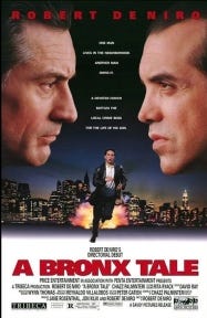 Movie poster of A Bronx Tale