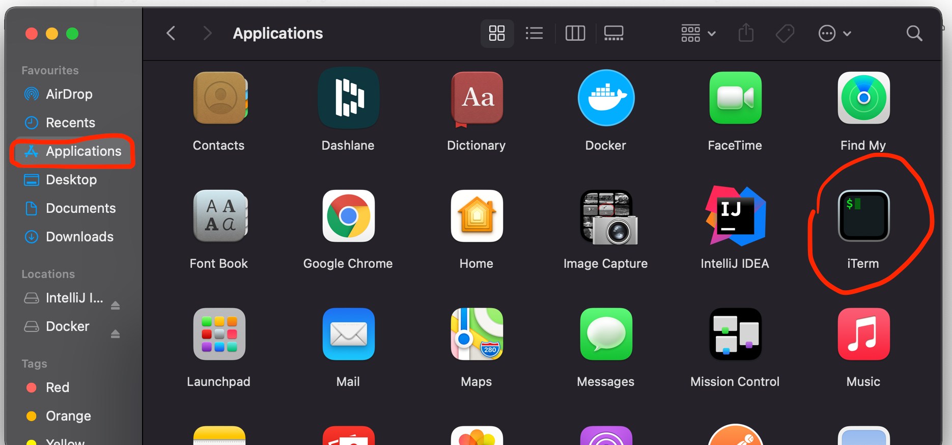 iterm2 zsh