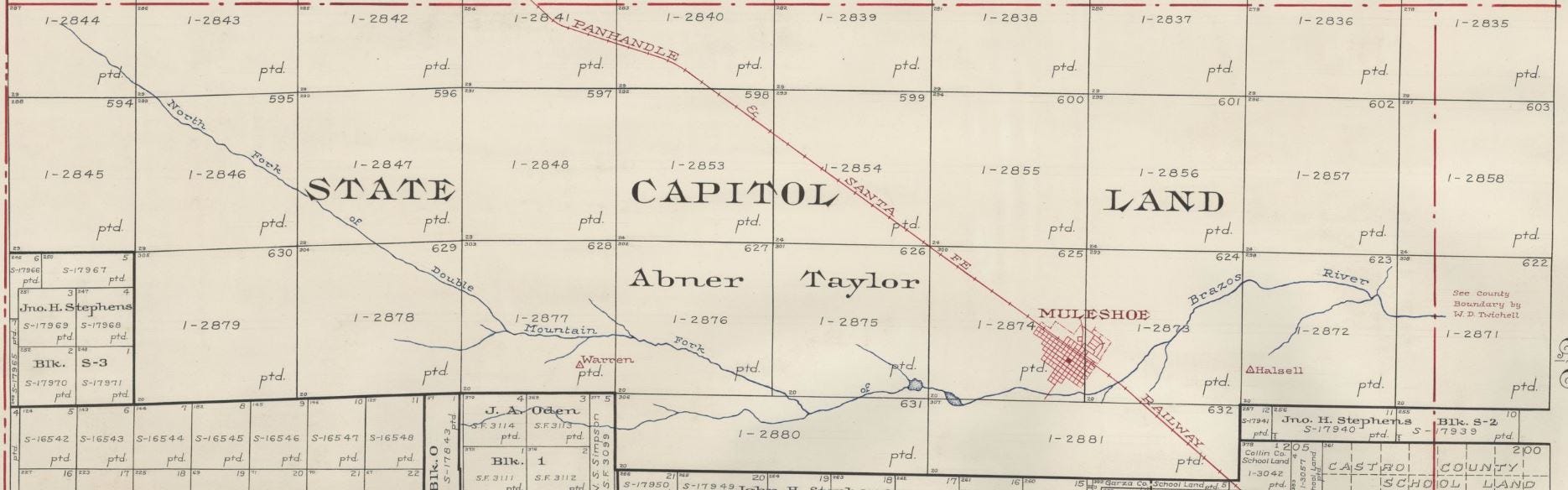 Bailey County, 1956. Underwritten by the Texas Historical… by Texas