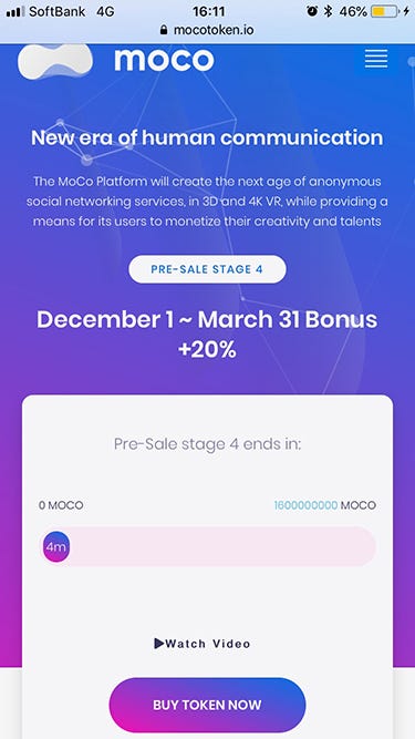 How To Purchase Moco Tokens Step By Step Guide For Mobile And Pc By Vr Motion Communications Medium
