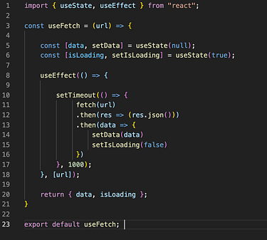 Basic UseFetch Custom Hook (react) | by Lizzie Anthony | Medium