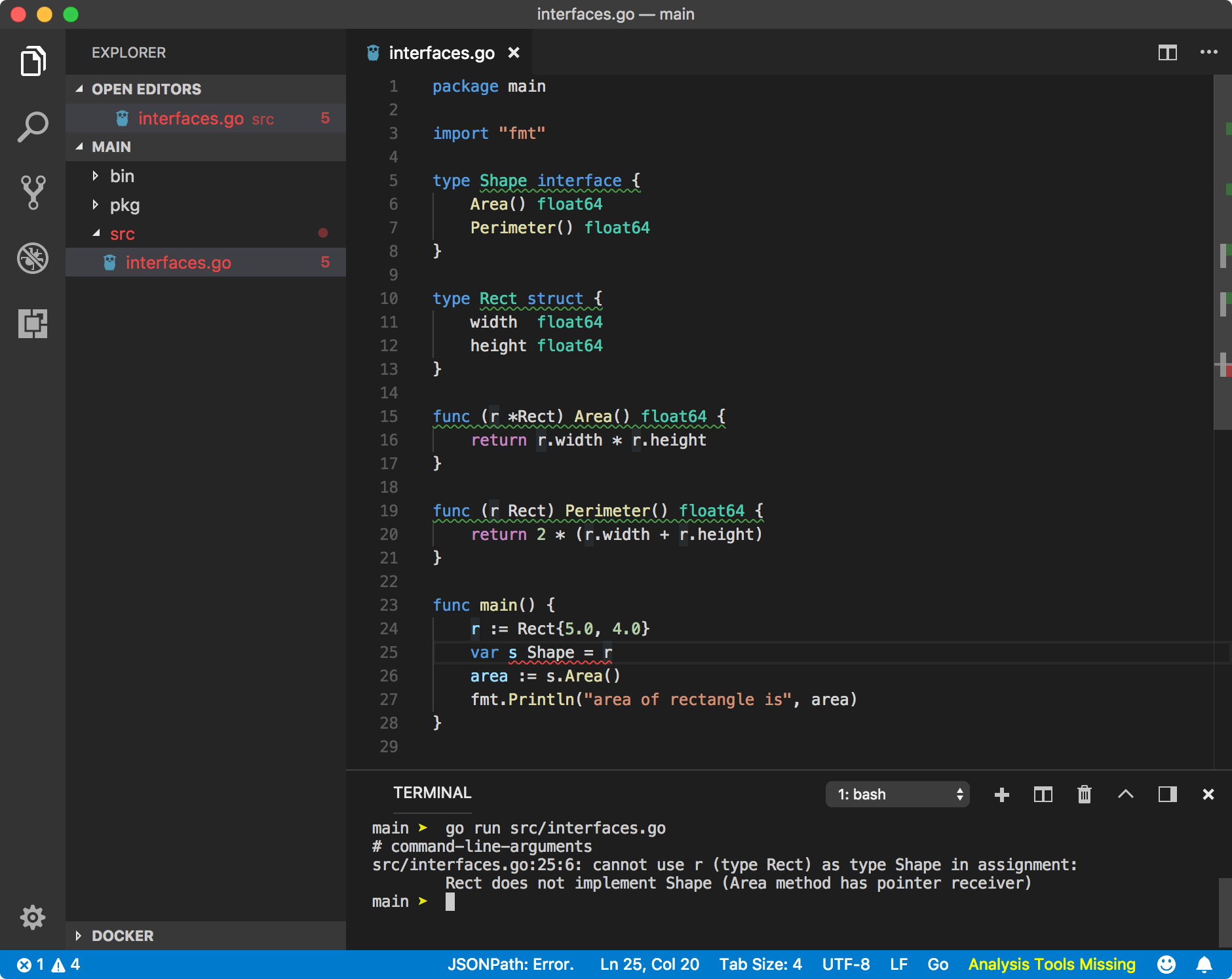 Golang struct assignment copy image