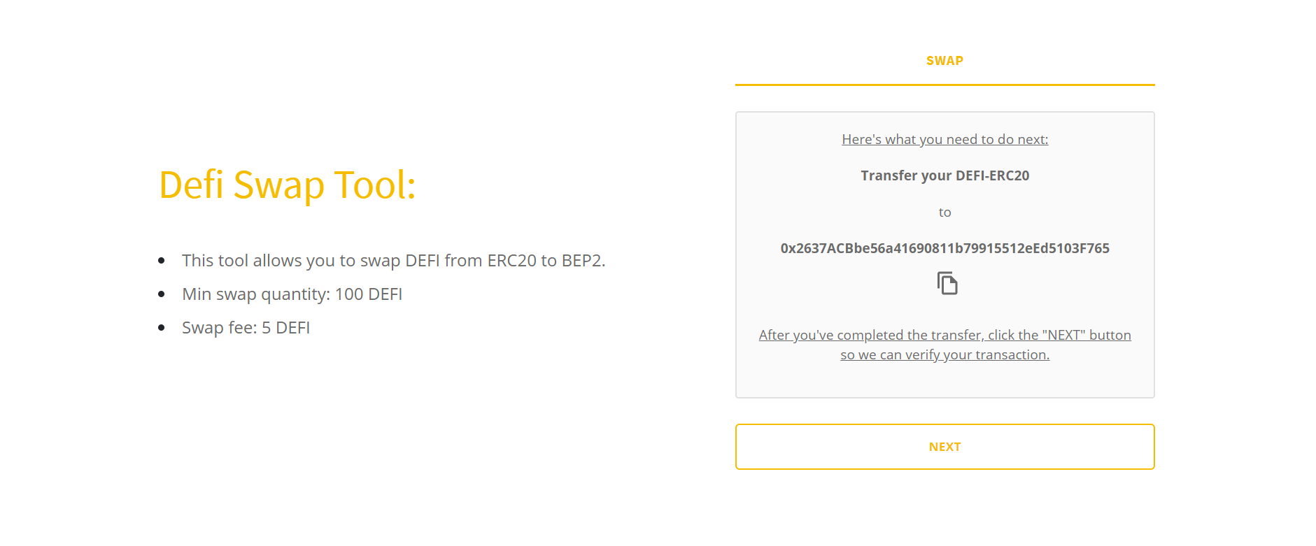 How to Swap Your ERC20 DEFI Token to BEP2 | by Defi Lab ...