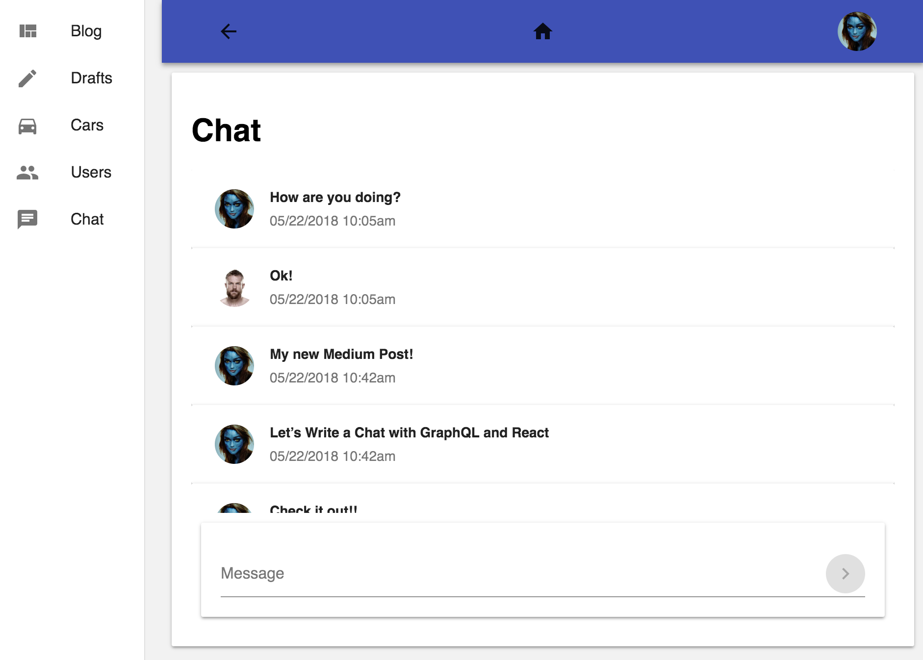 Let S Write A Chat With Graphql And React By Alan Medium Let S Write A Chat With Graphql And React By Alan Medium