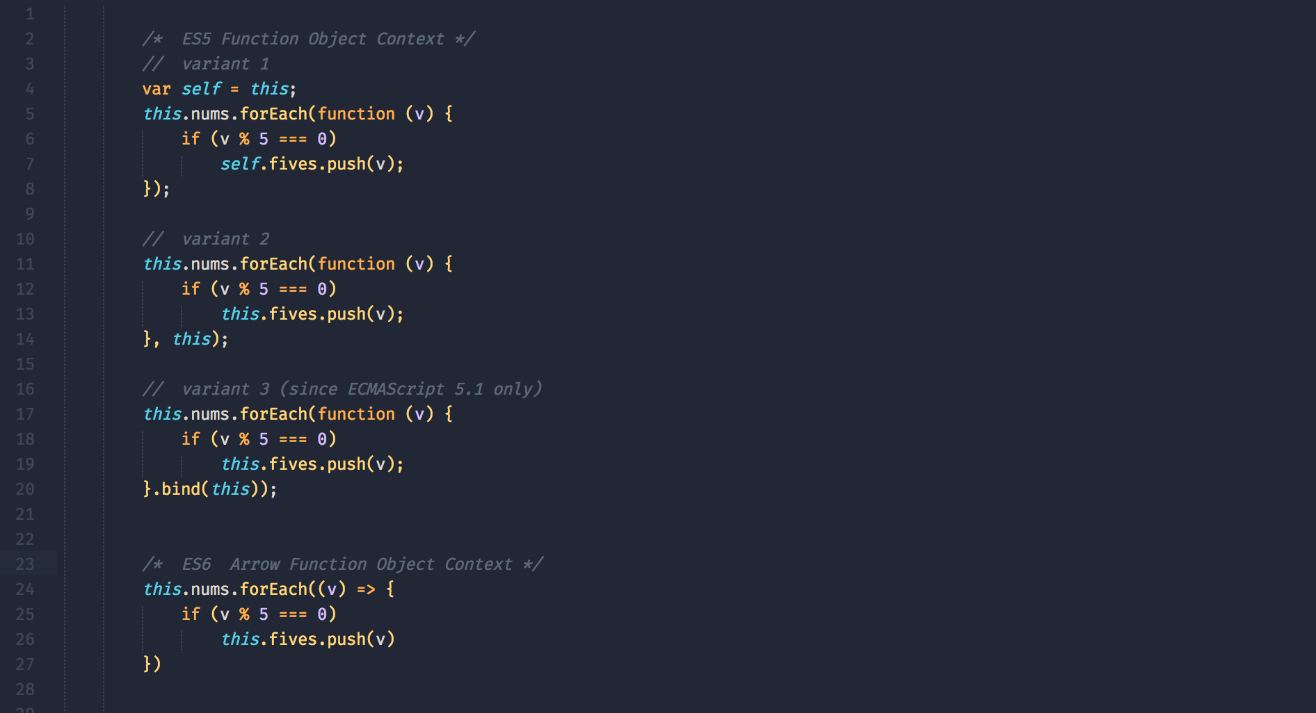 Javascript ES6 — Arrow Functions and Lexical `this` by Ben Garrison