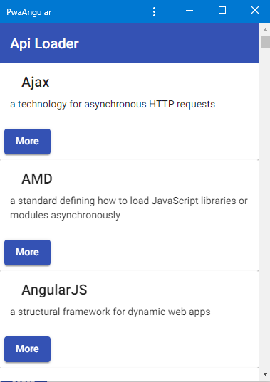 building a PWA in Angular 8 building a PWA in Angular 8