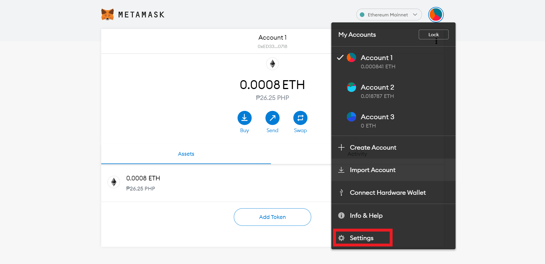 eth address tracker