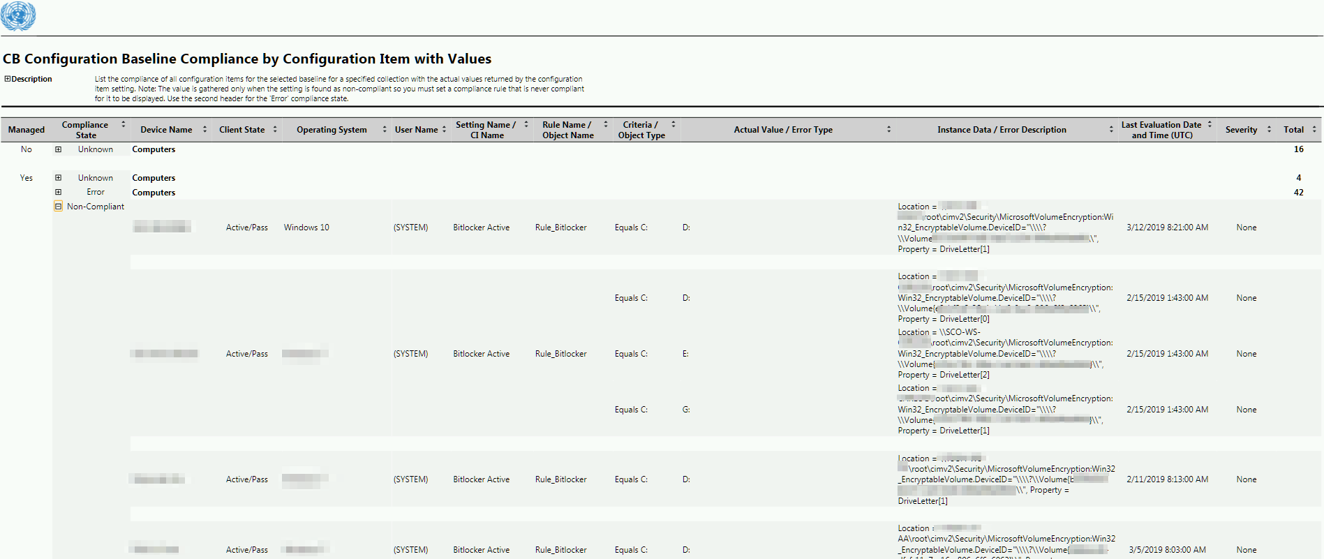 Baseline Report Template