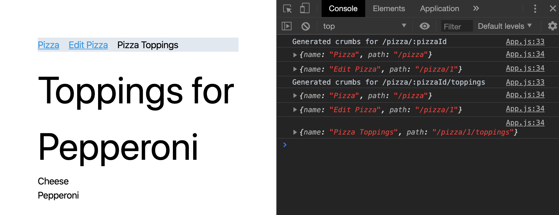 Automatically generating a breadcrumb with React Router by Matty