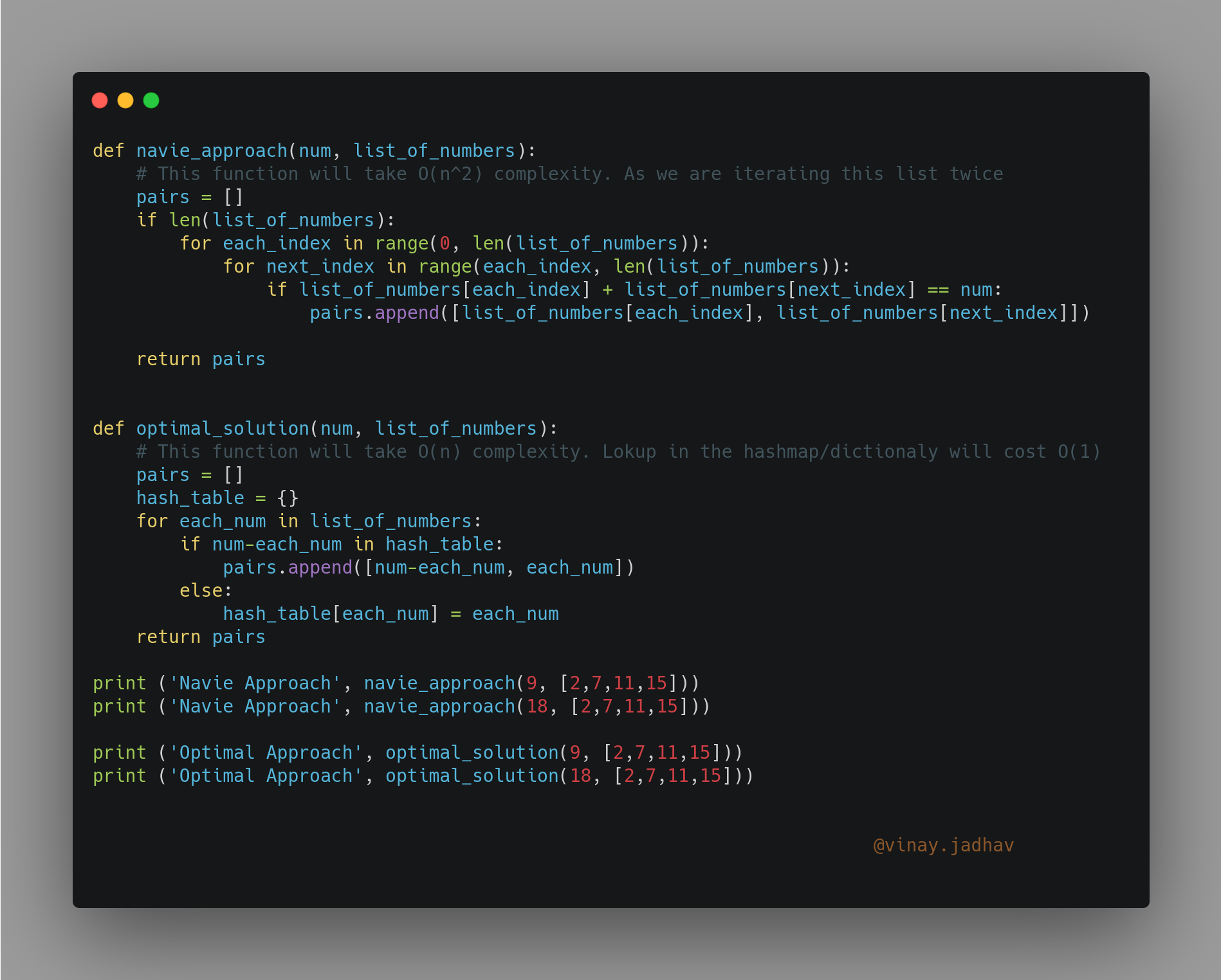 Two Number Sum Problem (A Python approach) | by Vinay Jadhav ...