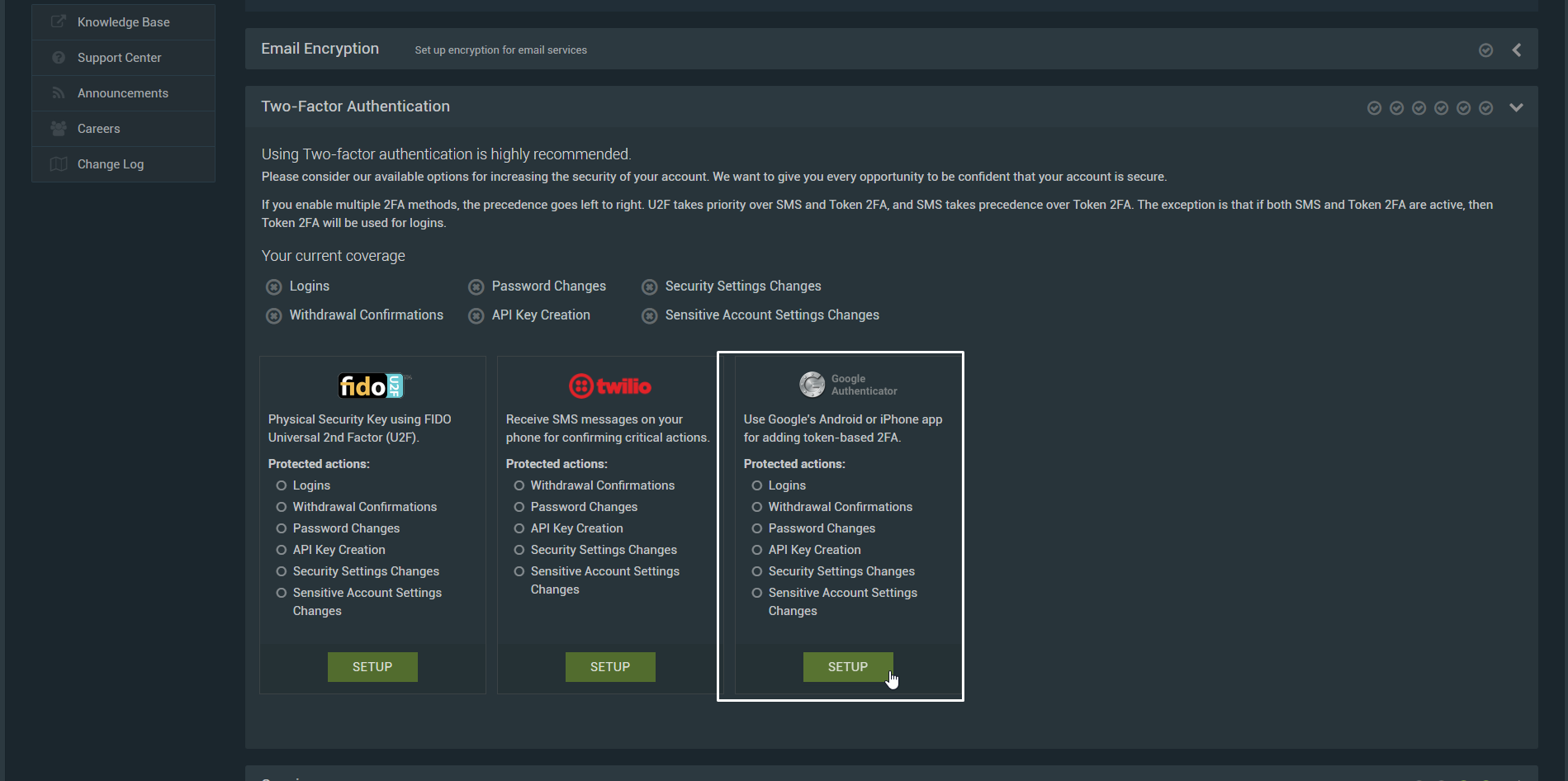 How To Add Two Factor Authentication (2FA) To Bitfinex ...