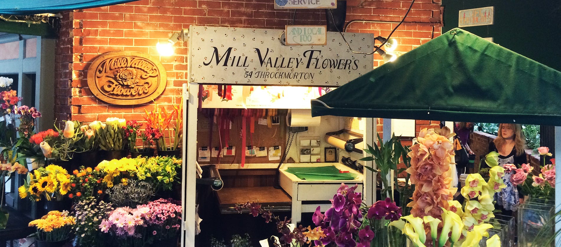 Mill Valley Flowers. 54 Throckmorton Ave. Mill Valley, CA… by Vincent