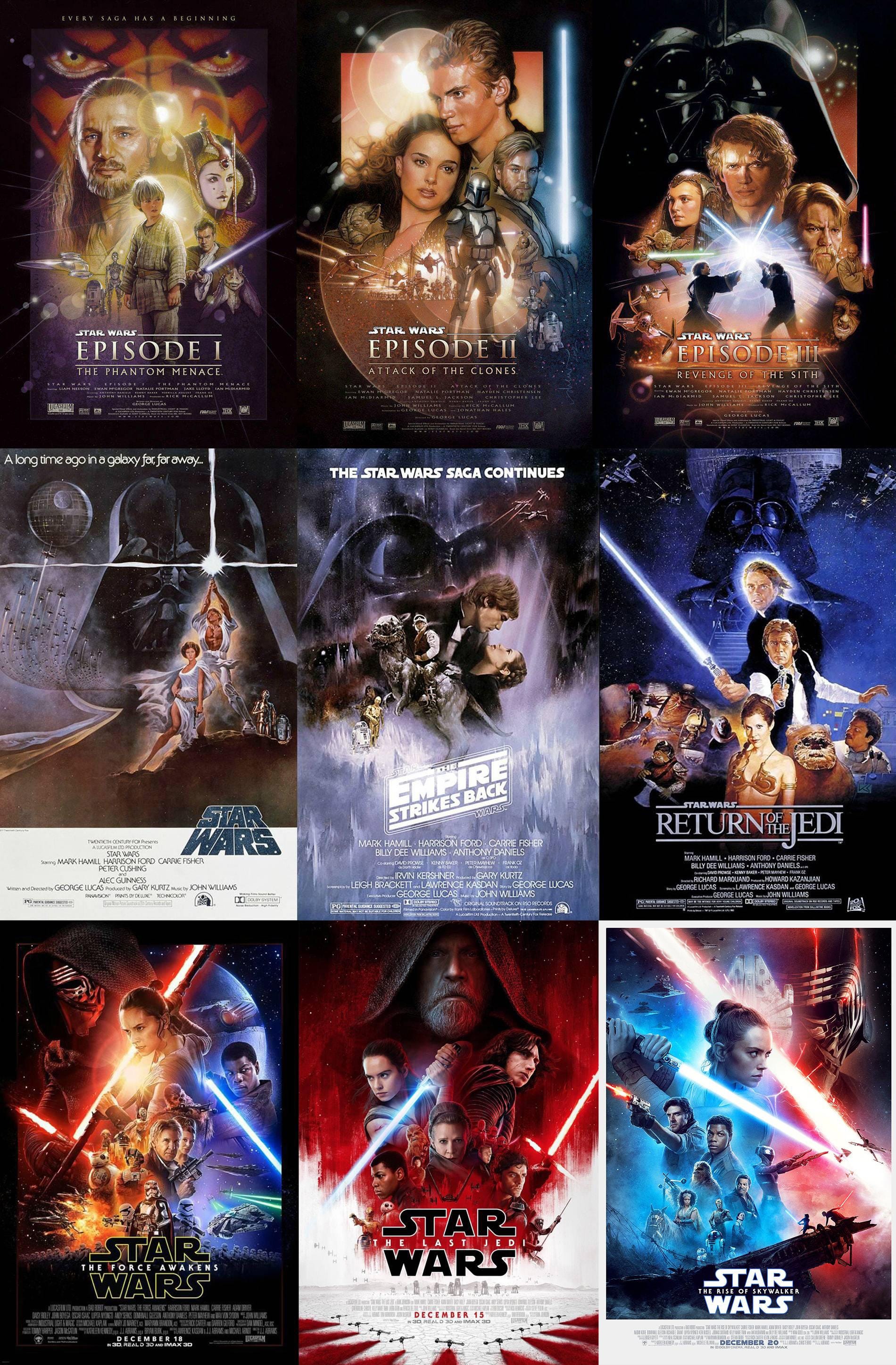 all star wars movies