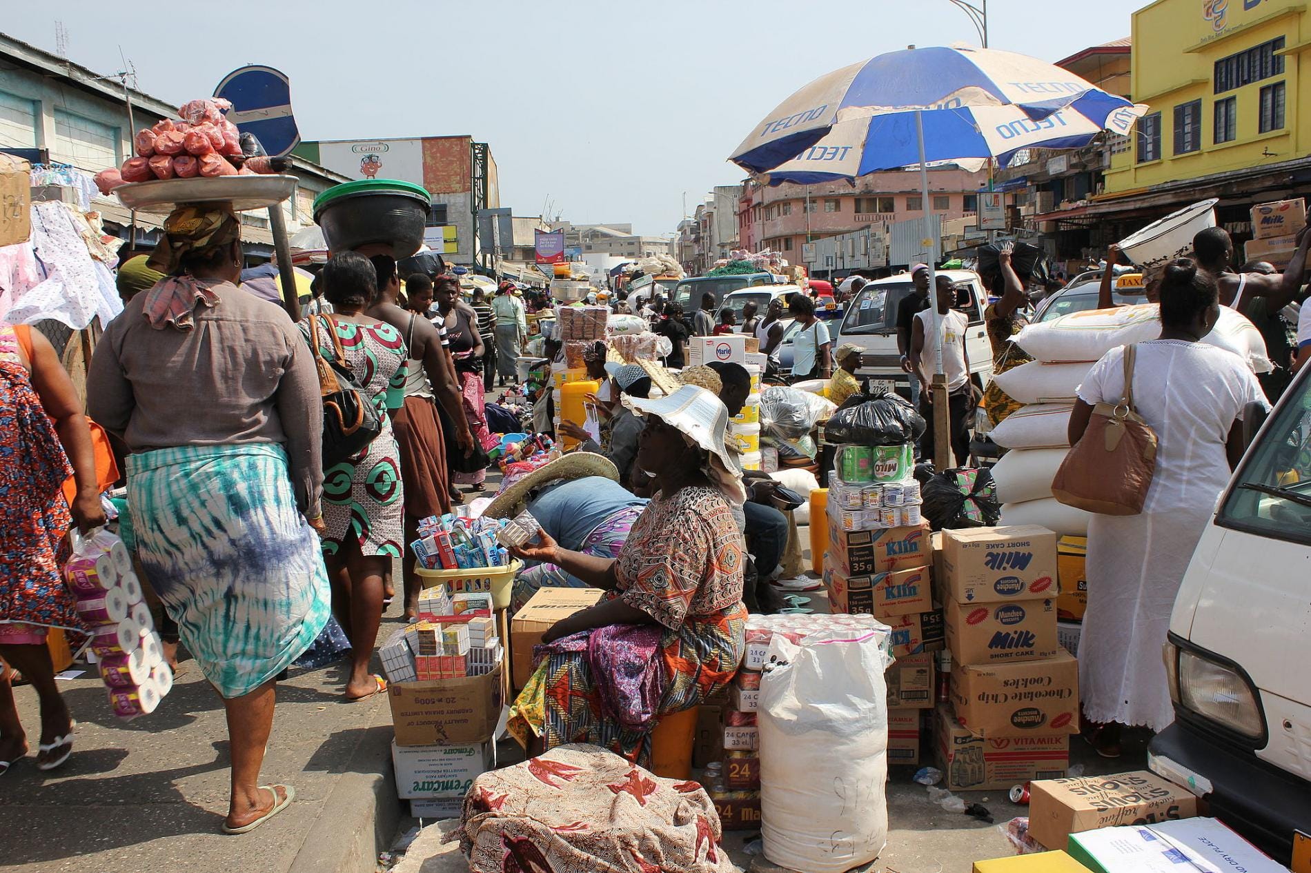Can the Mayor's red paint really save Accra's city streets ...