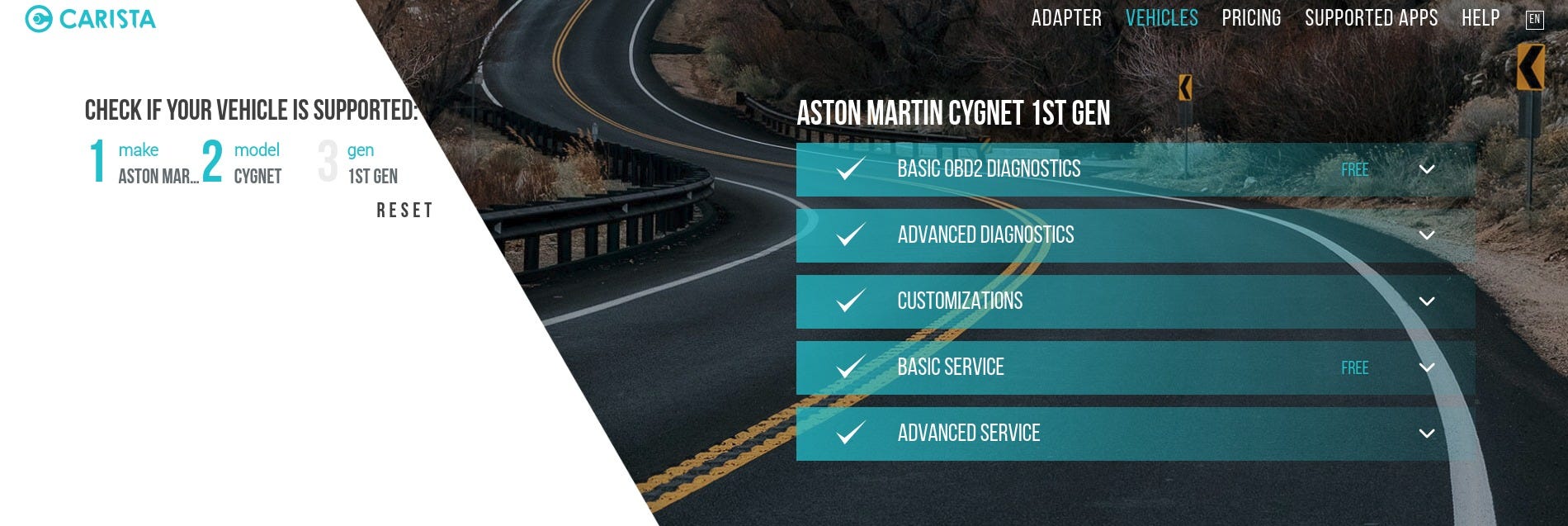 Story Of The Cygnet Carista Supports Aston Martin
