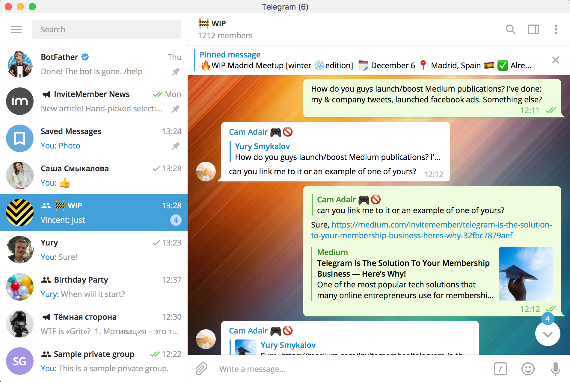 Telegram Vs Slack What S Best For Your Online Community By Yury Smykalov The Startup Medium