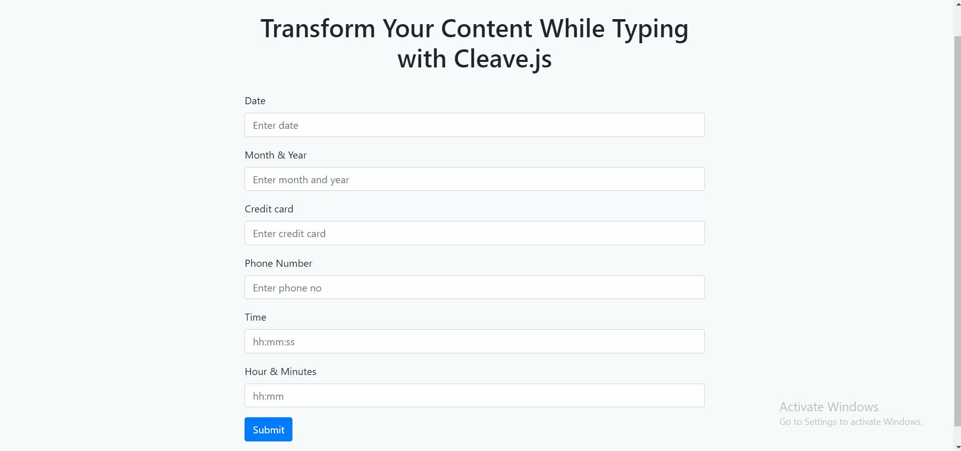 39 Javascript Input Date Format Modern Javascript Blog