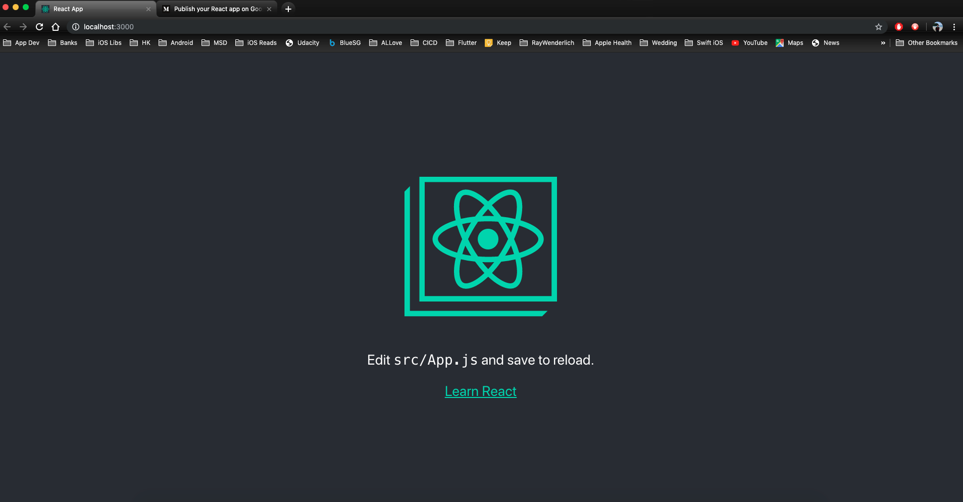 Publish your React app on Google Cloud in less than an hour