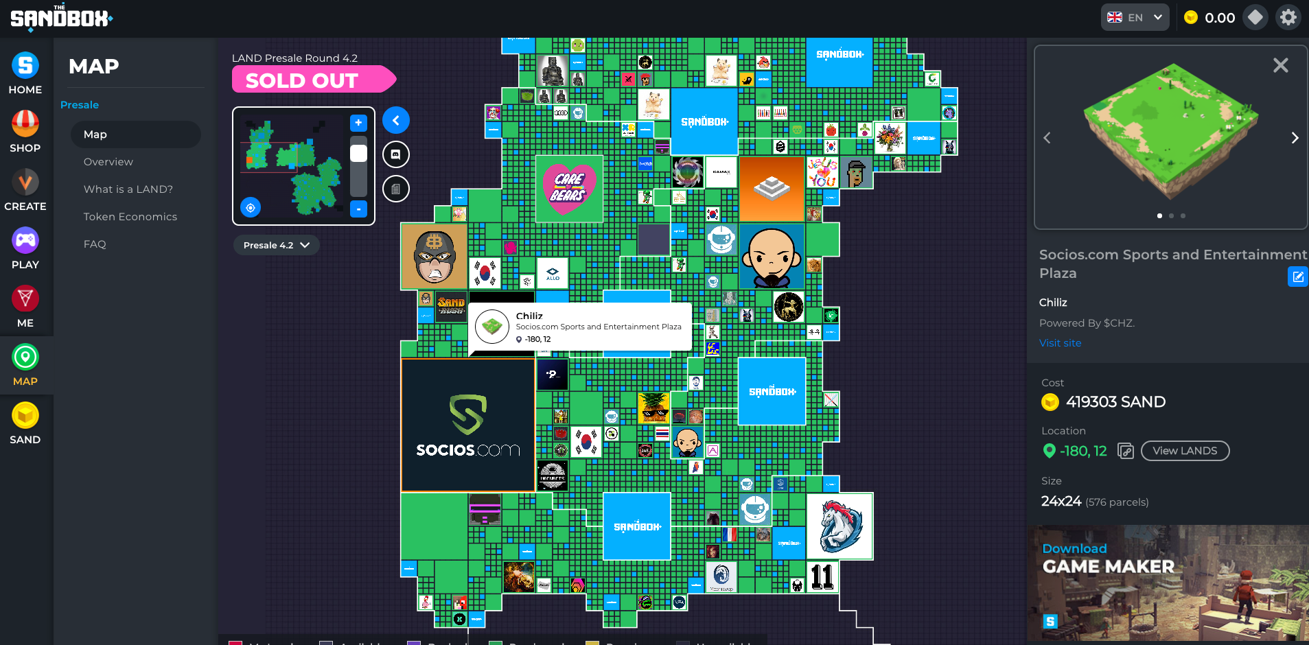SOCIOS.COM TO BRING MULTI-SPORTS FAN ZONE TO THE SANDBOX METAVERSE | by