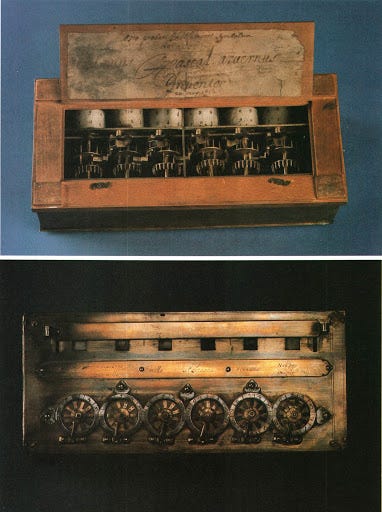 The Pascaline Calculator, by Blaise Pascal | by Areeba Merriam | Cantor's  Paradise