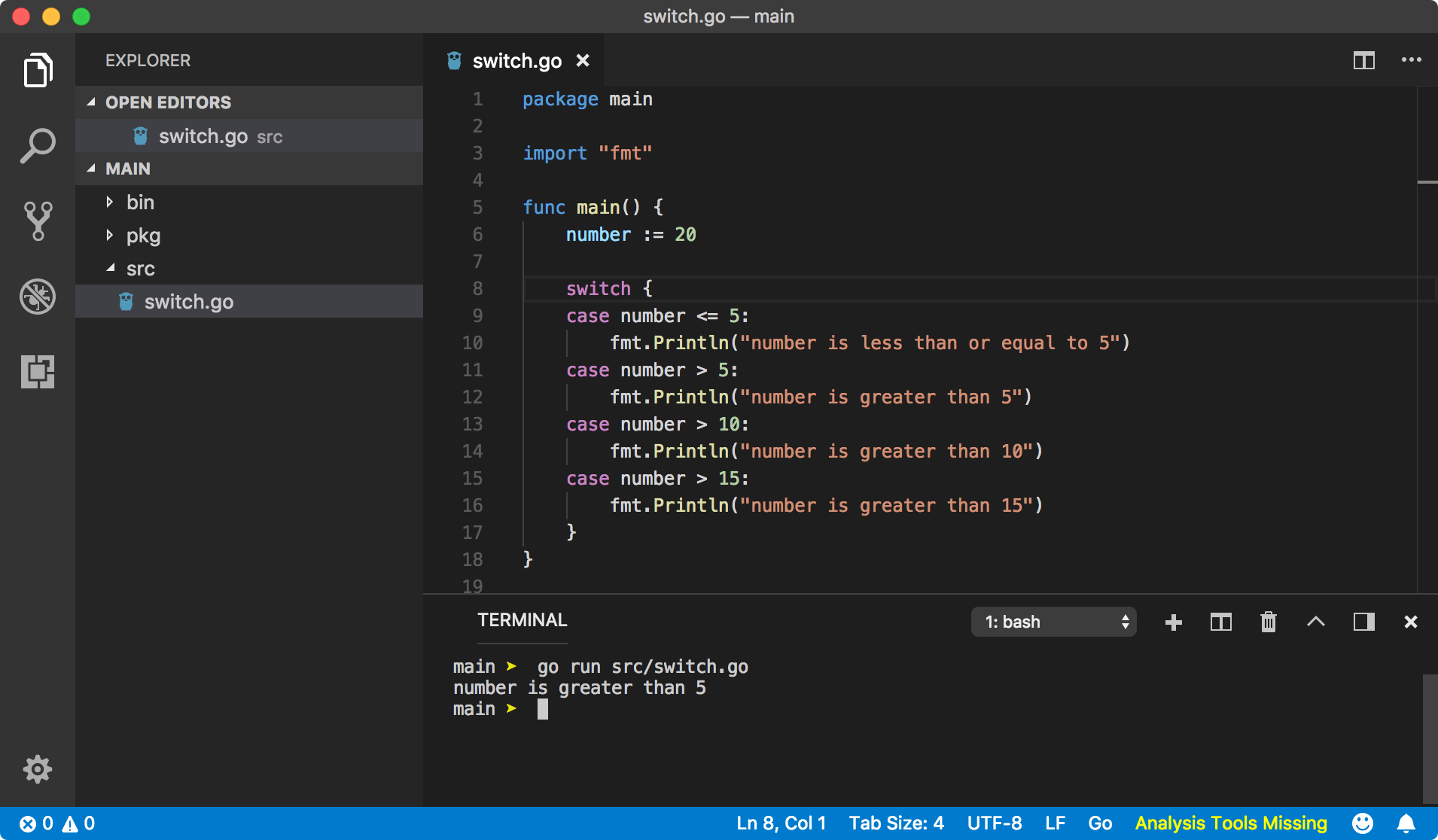 Anatomy of Conditional Statements and Loops in Go | by Uday Hiwarale ...
