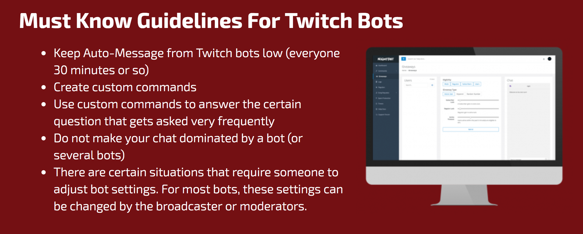Common Twitch Bots Lvlup Dojo - good moderation bots for discord servers