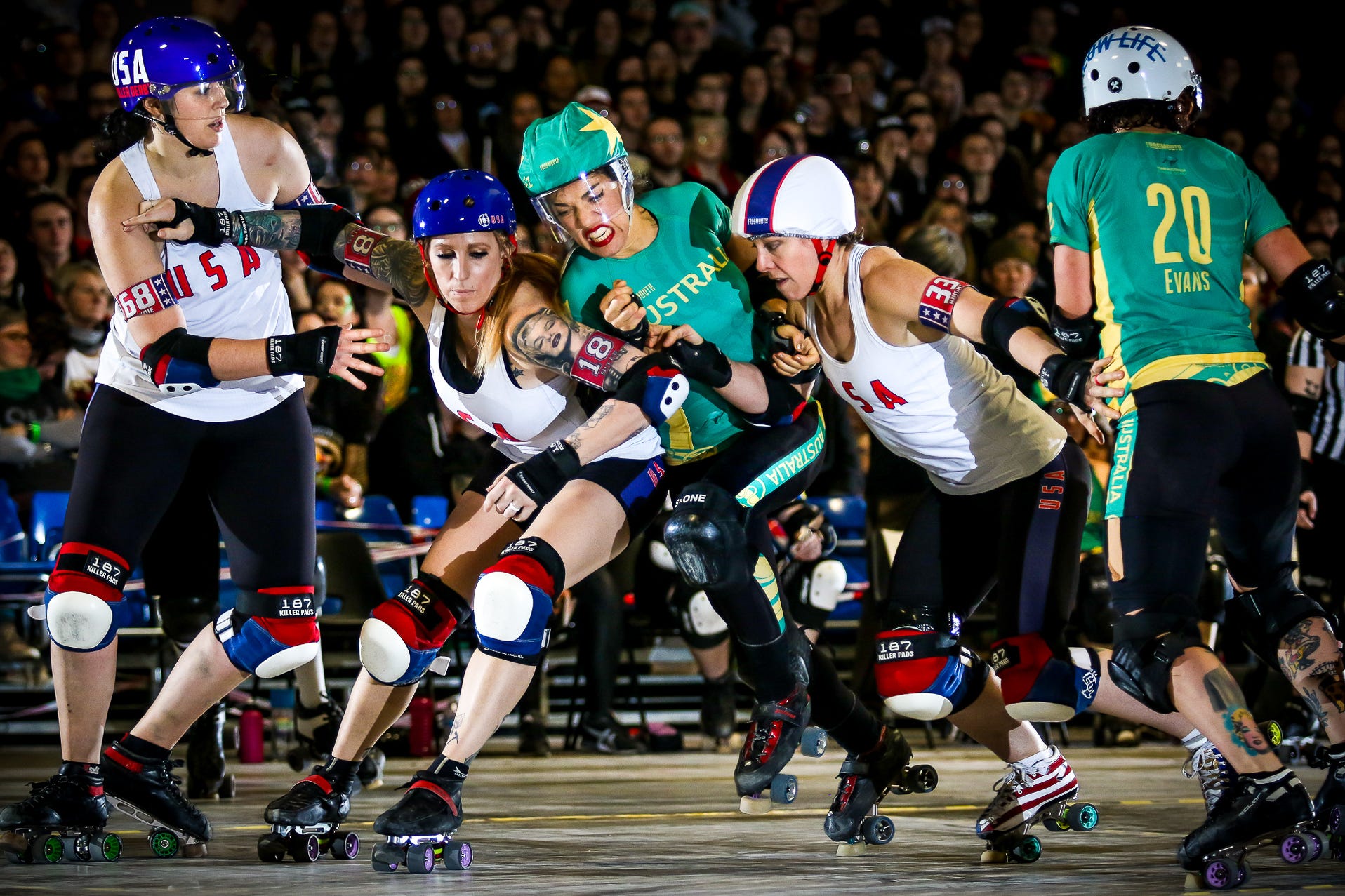The Best Roller Derby World Cup Photos Frogmouth Medium