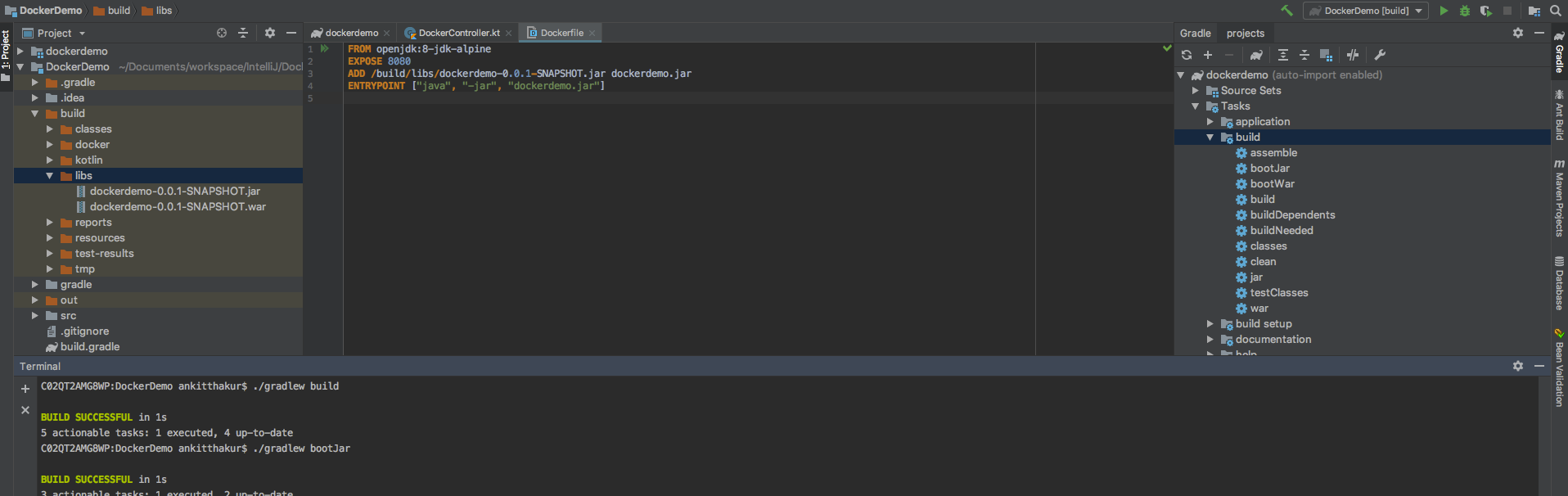 Spring boot with kotlin gradle and docker by ankit thakur medium